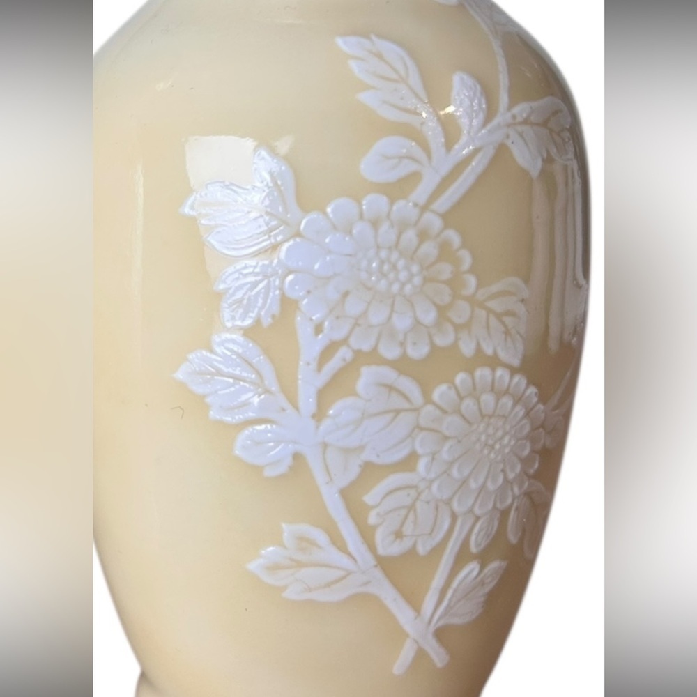 Antique Chinese Jingdezhen vases in glazed yellow porcelain, RARE Collectible - Picture 2 of 7